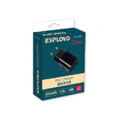 EXPLOYD EX-Z-454 2.1A 1хUSB черный