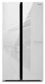 Холодильник Hyundai CS5003F белое стекло (двухкамерный)