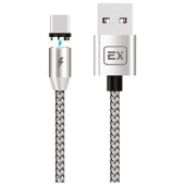 EXPLOYD EX-K-787 USB - TYPE-C 1М 2.1A серебро