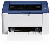 Изображение принтера Принтер Xerox Phaser 3020 (P3020BI#), светодиодный, A4, 20 стр/мин, 1200x1200 dpi, 128 Мб, подача: 151 лист., вывод: 100 лист., USB, Wi-Fi, ЖК-панель, Linux (Channels)