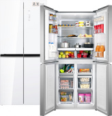 Холодильник Weissgauff WCD 486 NFW белый (трехкамерный)