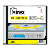MIREX DVD-R 4.7 Gb, 16x, Slim Case