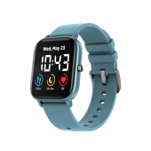 Смарт-часы CANYON Wildberry SW-74 Smart watch, 1.3inches TFT full touch screen, Zinc plastic body, IP67 waterproof, multi-sport mode, compatibility with iOS and android, blue body with blue silicon belt, Host: 43*37*9mm, Strap: 230x20mm, 45g