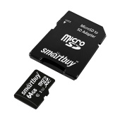 SMART BUY MicroSDXC 64GB Class10 LE +SD adapters