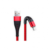 BORASCO USB - TYPE-C, 3А, 1м красный (50184)