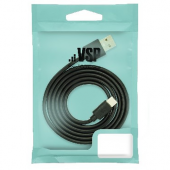 BORASCO USB - TYPE-C, 1м black (37340)