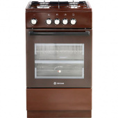 Изображение кухонной плиты Плита Газовая De Luxe 5040.48г (щ)-014 коричневый (без крышки) реш.эмаль