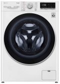 Изображение стиральной машины Стиральная машина LG F4DV509S0E пан.англ. класс: B загр.фронтальная макс.:9кг (с сушкой) белый