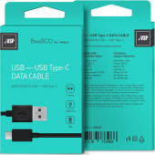 BORASCO USB - TYPE-C, 2A, 1м black (20545)