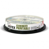 MIREX DVD-R 4.7 Gb, 16x, Cake Box (10), Ink Printable