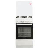 Изображение кухонной плиты Плита Газовая De Luxe 5040.40г (кр) ЧР белый