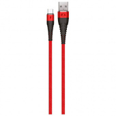 EXPLOYD EX-K-823  USB - TYPE-C 1М 2.1A  красный