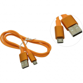 Jet.A JA-DC24 1м оранж TPE, USB2.0/micro USB, QC 3.0, 2A