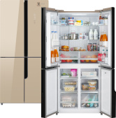 Холодильник Weissgauff WCD 470 BEG NoFrost Inverter