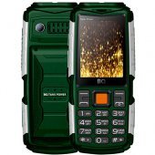 Изображение сотового телефона BQ 2430 Tank Power Зелёный+Серебро