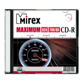 MIREX CD-R 700 Mb, 52х, Maximum, Slim Case