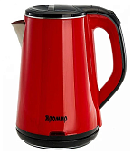 Изображение чайника электрического Чайник электрический ЯРОМИР ЯР-1059 пластик ДВОЙНАЯ СТЕНКА, красный: 1500 Вт, 1,8л(12)