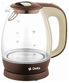 Изображение чайника электрического Чайник DELTA DL-1203 коричневый с беж