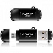 A-DATA 16GB UD320 OTG, USB 2.0/MicroUSB Black AUD320-16G-RBK